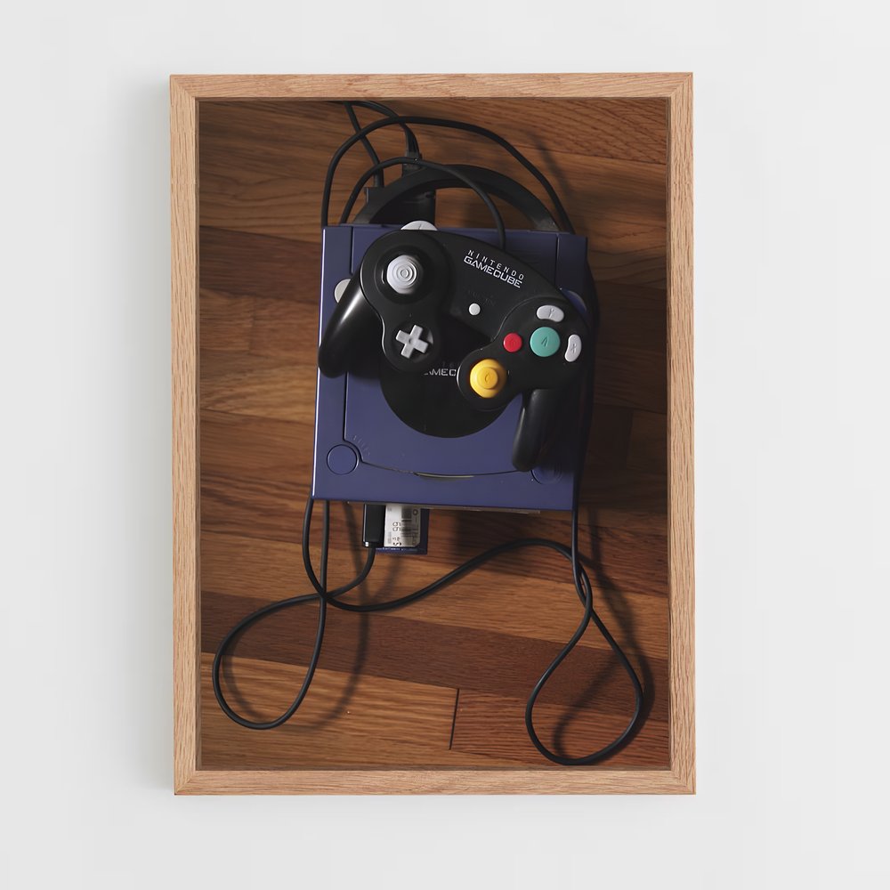 Poster Manette Nostalgique – affiche Consoles (vue 4)